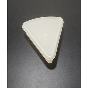Vintage Tupperware Pie Slice Keeper Sheer Wedge  269 w/Lid  268